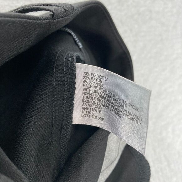 Worthington Modern Fit Pants Women's 12P Petite Black Cuffed Capri Stretch NWT - Picture 5 of 11